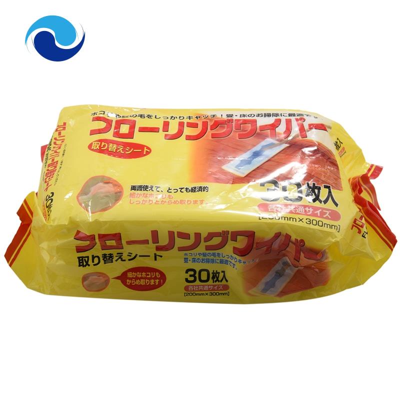 Set 5 gói 30 khăn lau bụi bằng vải lanh tĩnh điện dùng một lần