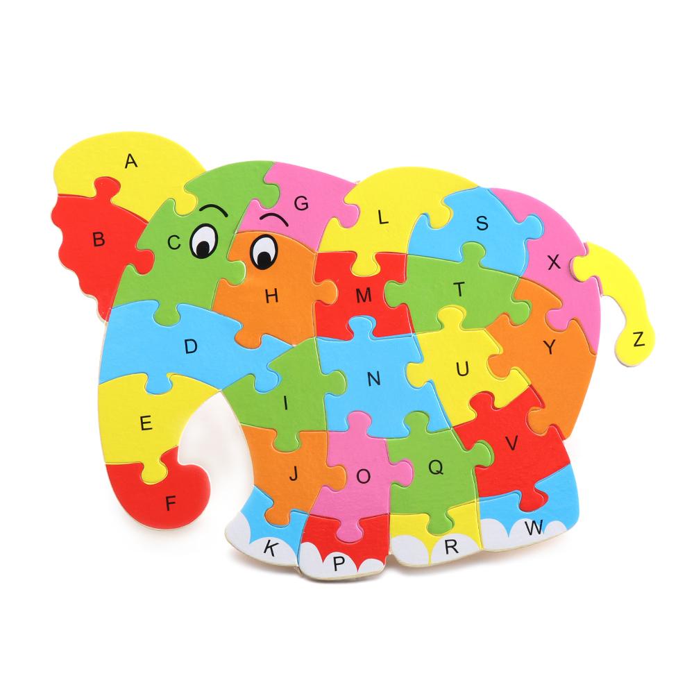 RAINBOW Bộ Đồ Chơi Xếp Hình Bằng Gỗ Giúp Phát Triển Trí Tuệ Cho Bé Hình Động Vật Dễ Thương