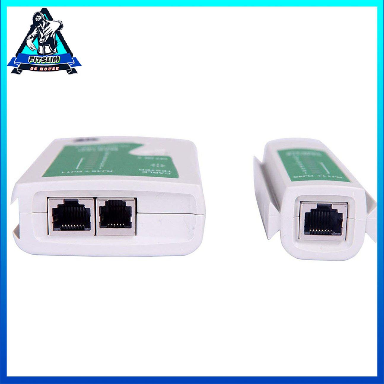 Bộ kiểm tra cáp mạng Lan Rj45 Rj-11 Cat5 Utp Ethernet Tool Cat5 6 E Rj11 8P