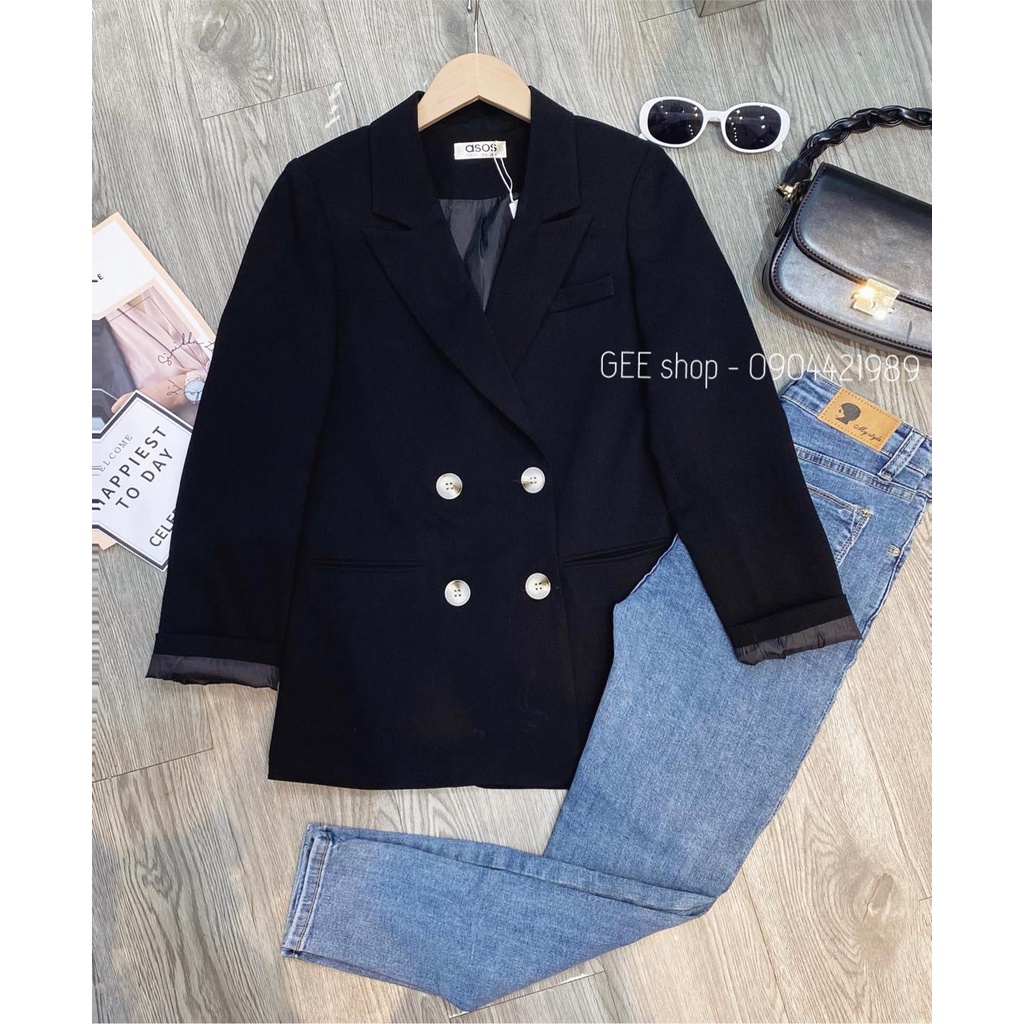Áo blazer 4 khuyu dáng suông HQ | BigBuy360 - bigbuy360.vn