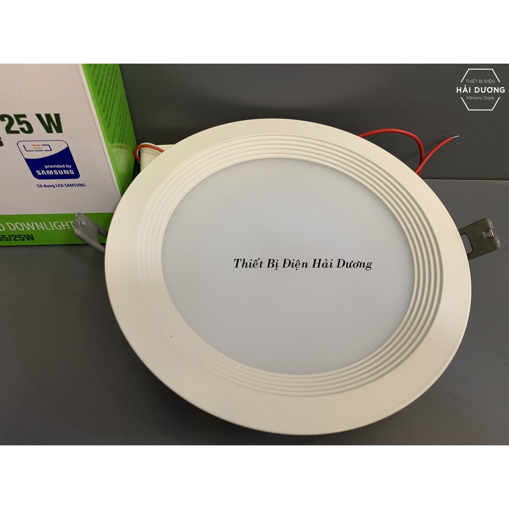 Combo Bộ 3 Đèn Led Downlight Rạng Đông Âm Trần D AT04L 155 / 16W - 25W - Bảo hành 2 năm