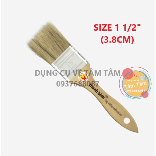 [ TÂM TÂM ]-Cọ đầu bằng, cọ thanh bình lông lợn (Lông cứng)