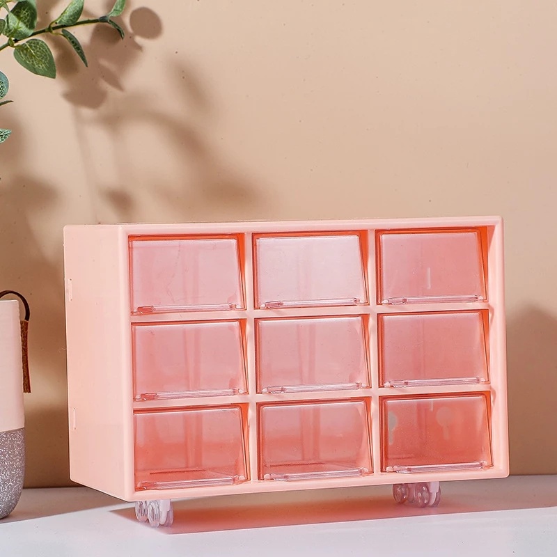 Set 4 Bánh Xe Mini Dán Tủ Quần Áo / Ngăn Kéo Không Gây Tiếng Ồn
