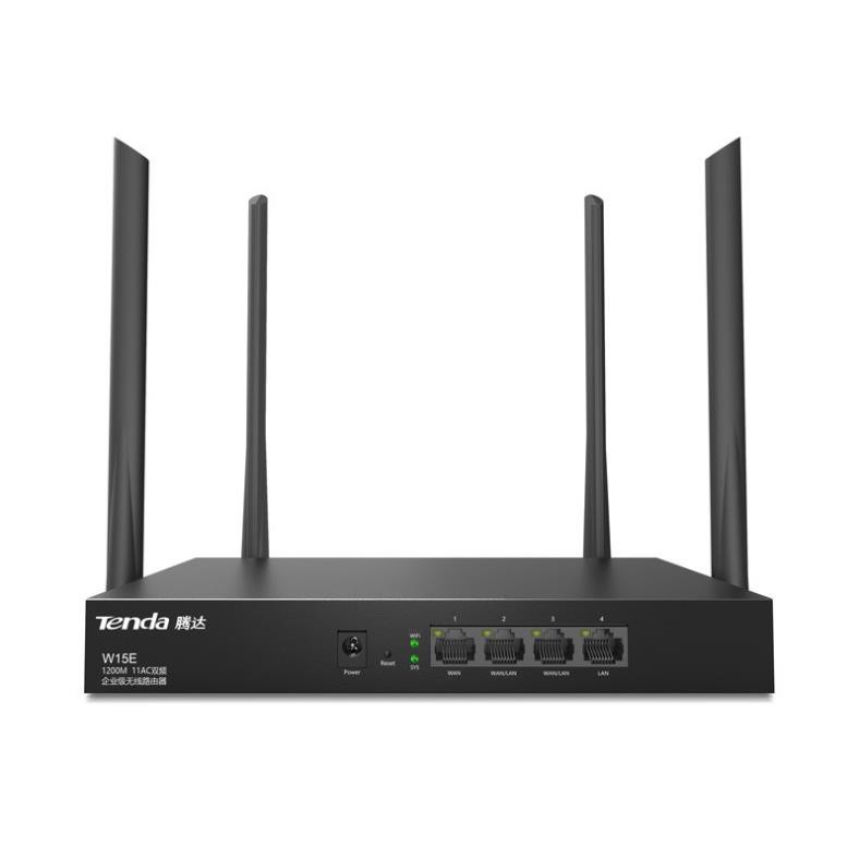 Bộ phát WIFI Tenda W15e ac1200Mps mạng doanh nghiệp 50 user - vùng phủ sóng 300m2 - nhập khẩu