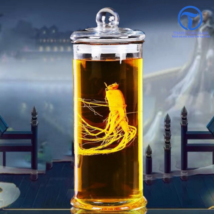 Bình Ngâm Rượu dáng trụ trơn 18 Lít - CÓ VAN & KHÔNG VAN