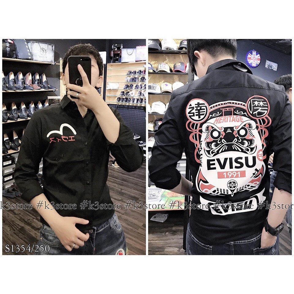 ÁO SƠ MI NAM NỮ DÀI TAY CẶP ĐÔI TRẮNG IN THÊU LOGO | BigBuy360 - bigbuy360.vn