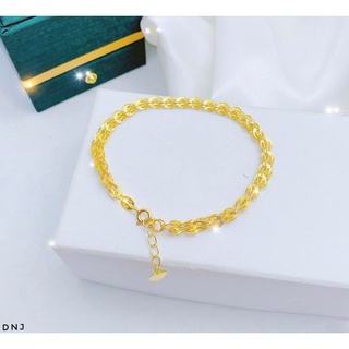 Lắc tay phụng bạc xi vàng