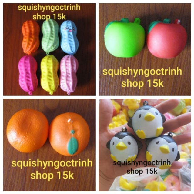 Squishy mini 4 đến 7cm