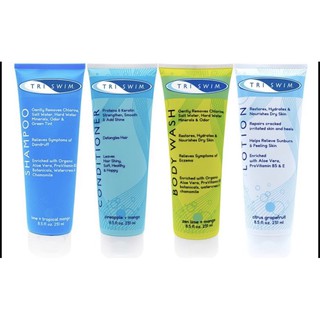 Combo Dầu Gội - Dầu Xả - Dầu Tắm - Dưỡng Da TRISWIM 251ml (Mỹ)