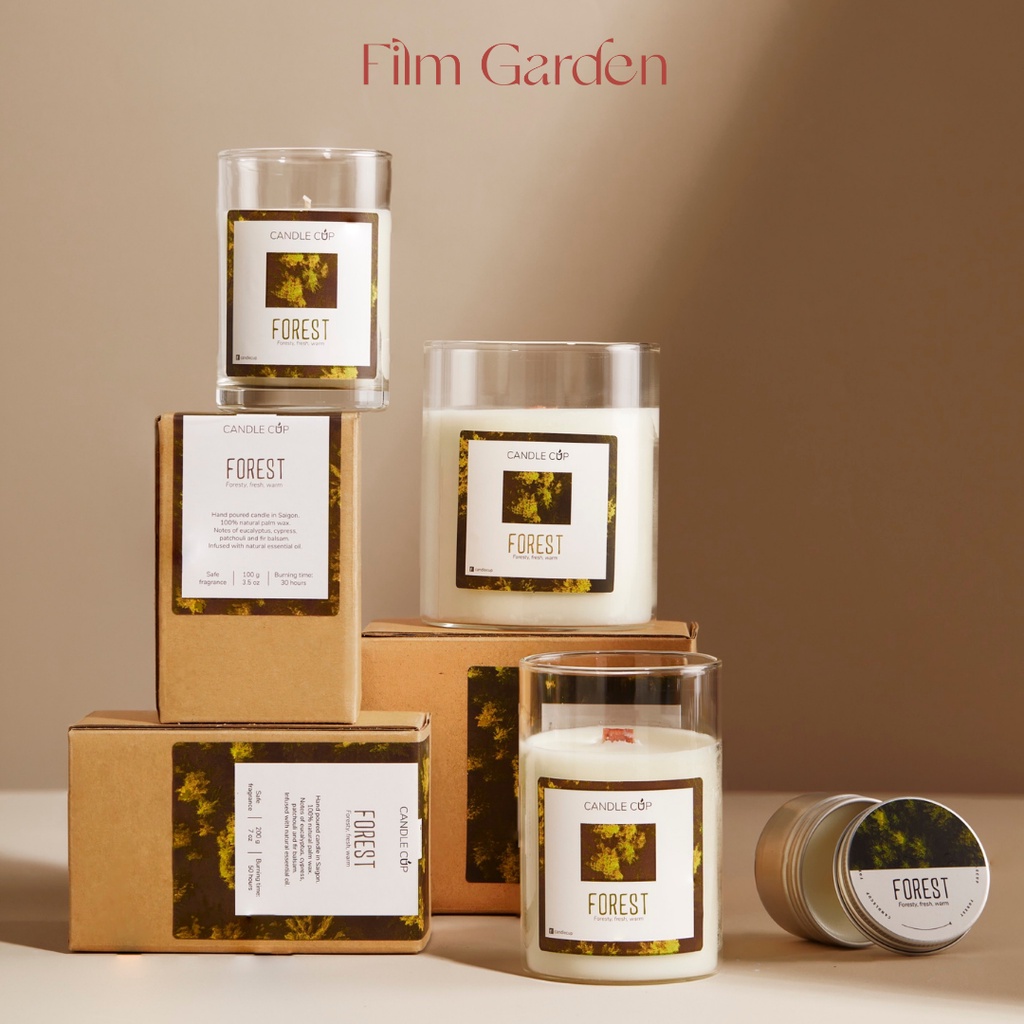 Nến thơm Candle Cup - Mùi Forest