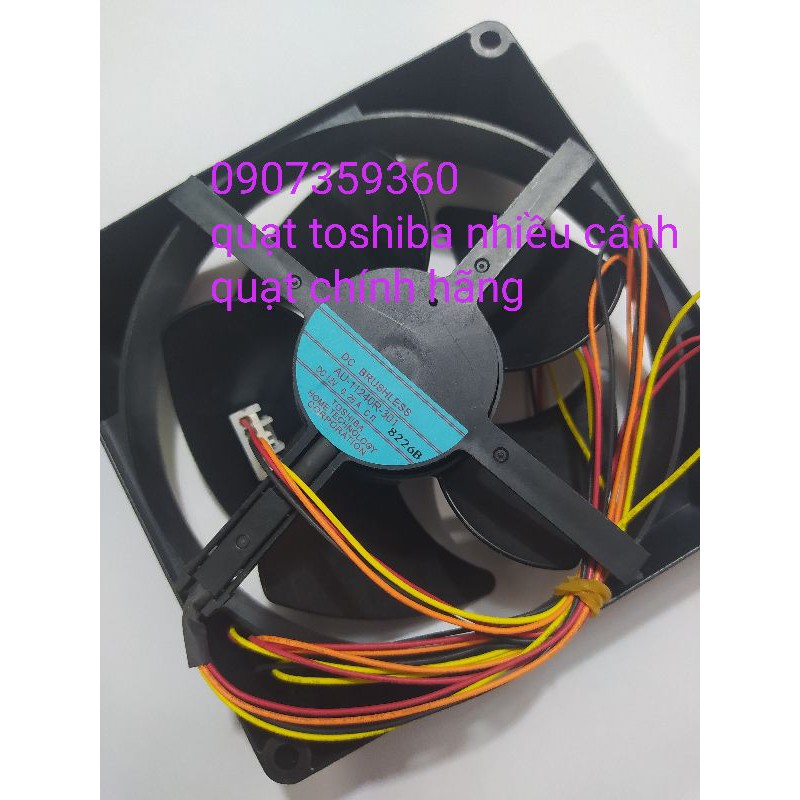 Quạt tủ lạnh Toshiba DC 12V nhiều cánh chính hãng
