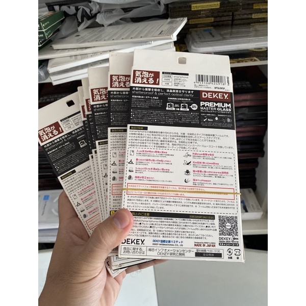 💯 Dán Cường Lực DEKEY +SENTERY - MASTER GLASS 👉Có đủ các mã 6 đến 14PM 👉Hàng Chính Hãng