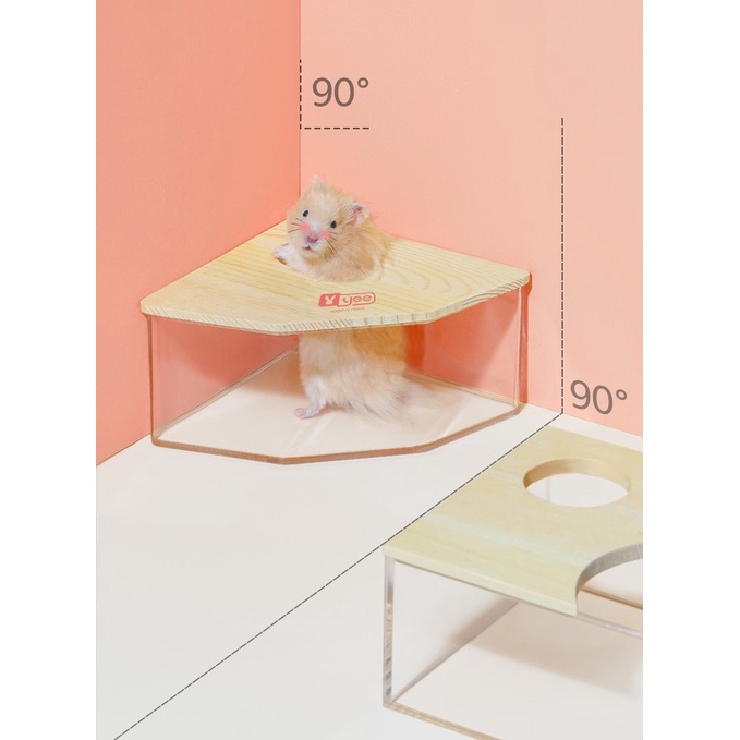 khay tròn và ngũ giác đa năng cho hamster