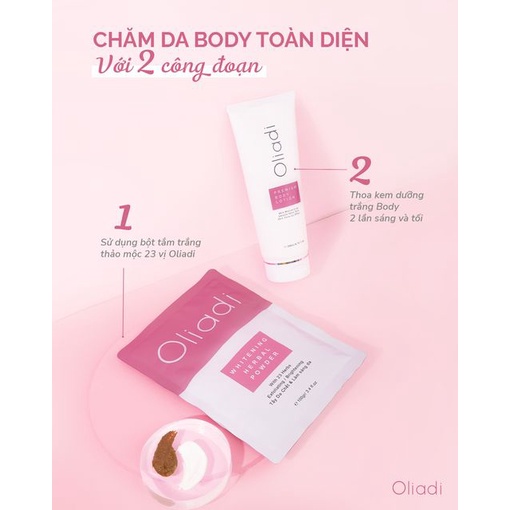 COMBO 3 Tuýp Kem Body Oliadi Dưỡng Trắng Toàn Thân CHÍNH HÃNG