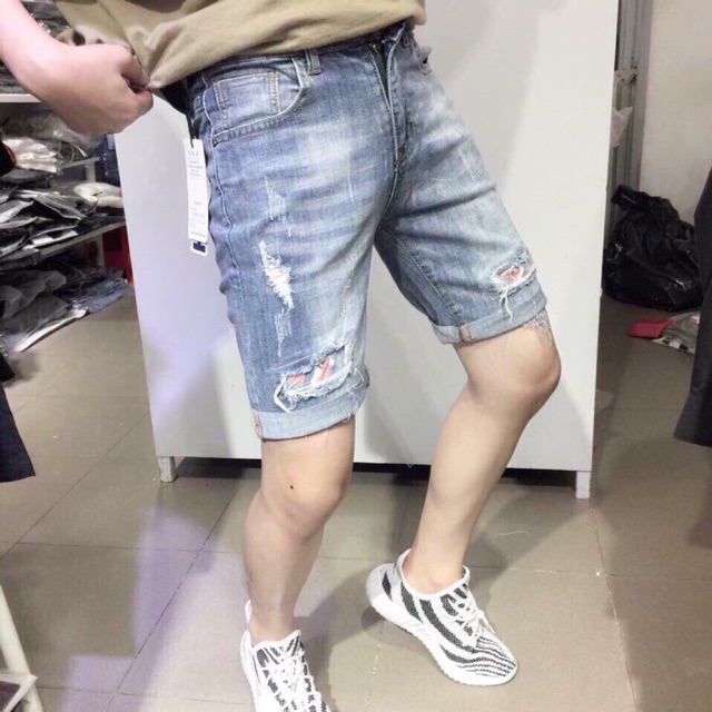 Quần short jean nam cao cấp