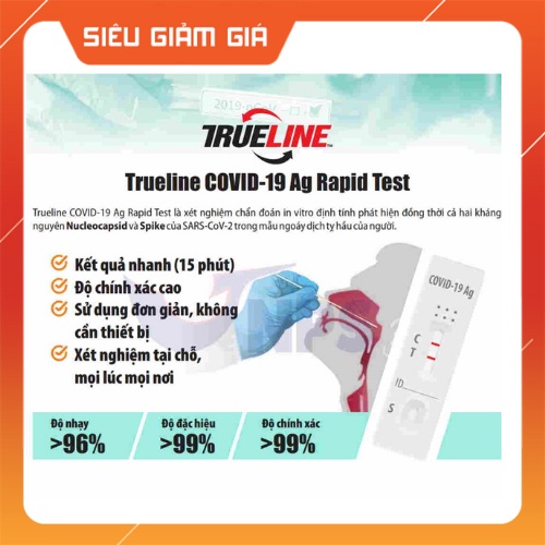 Que kit test nhanh covid 19 tại nhà được BYT cấp phép mẫu dịch mũi NGỌC CHÂU STORE