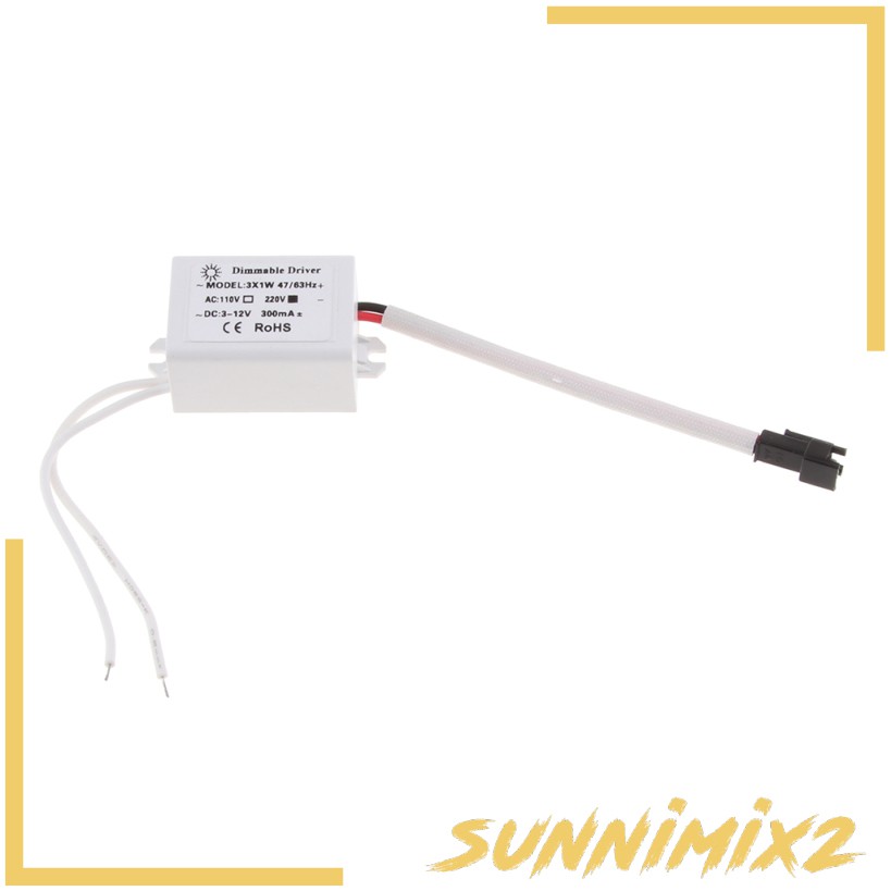 Bộ Nguồn Đèn Led Sunnimix2 Dc 3-12v 300ma 3x1w