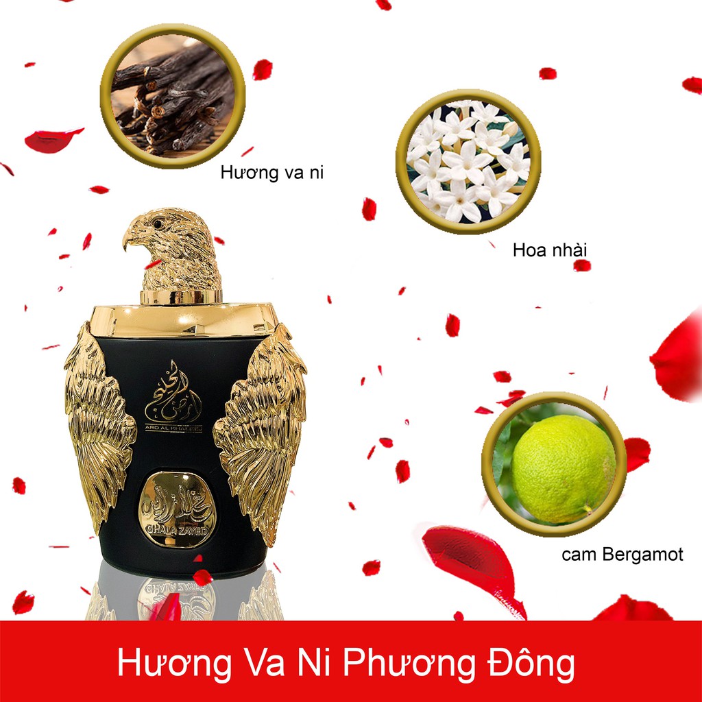 Nước Hoa Nam Ghala Zayed Luxury Gold Đại Bàng Đen Chai 10ml | BigBuy360 - bigbuy360.vn