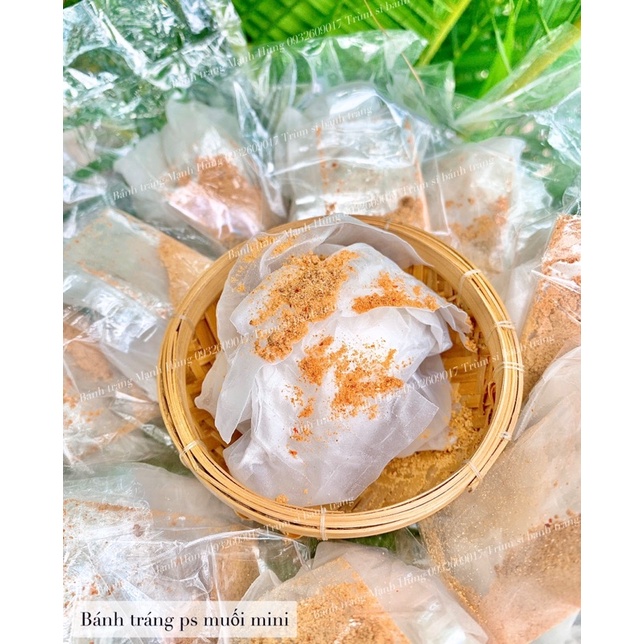Bánh tráng phơi sương Tây Ninh muối mini Mạnh Hùng