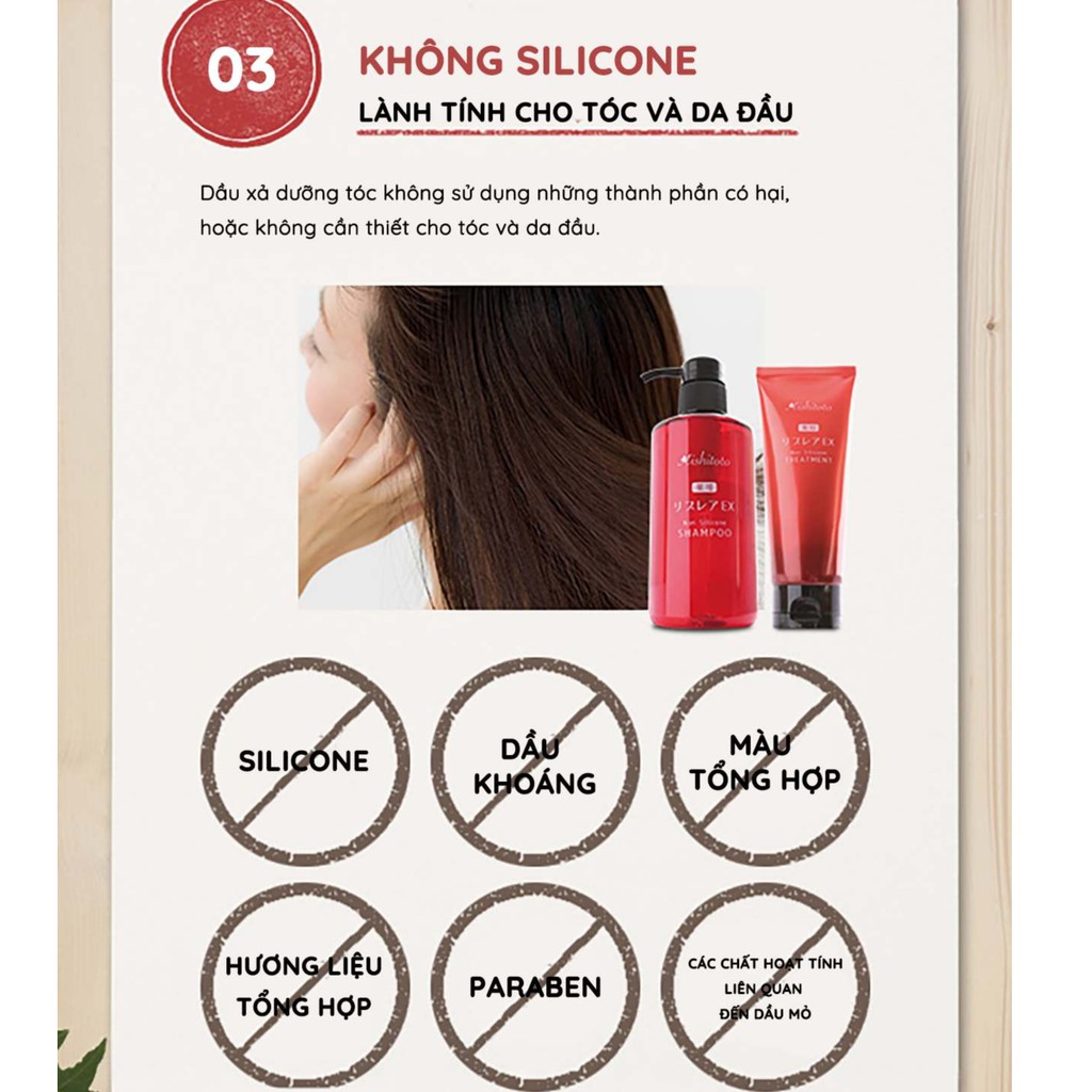 Mẫu thử Dầu Gội + Dầu Xả Chứa Collagen Dưỡng Tóc AISHTOTO EX 10ml/gói
