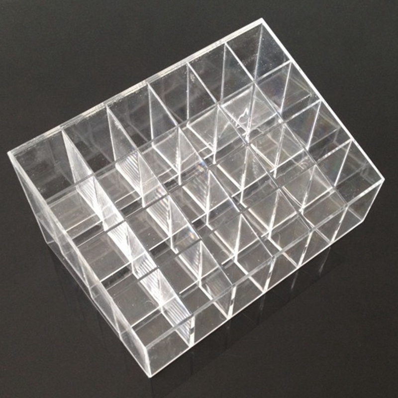 Hộp Đựng Mỹ Phẩm 24 Ngăn Trong Suốt Tiện Dụng