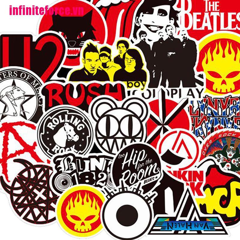 Bộ 100 Miếng Dán Graffiti Độc Đáo Dùng Trang Trí Ván Trượt / Laptop / Xe Đạp