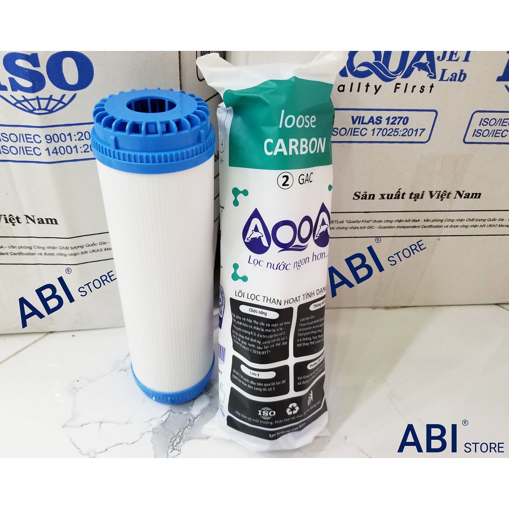 LÕI LỌC NƯỚC 123 AQUA CAO CẤP( LÕI 3 LOẠI 1 MICRON )