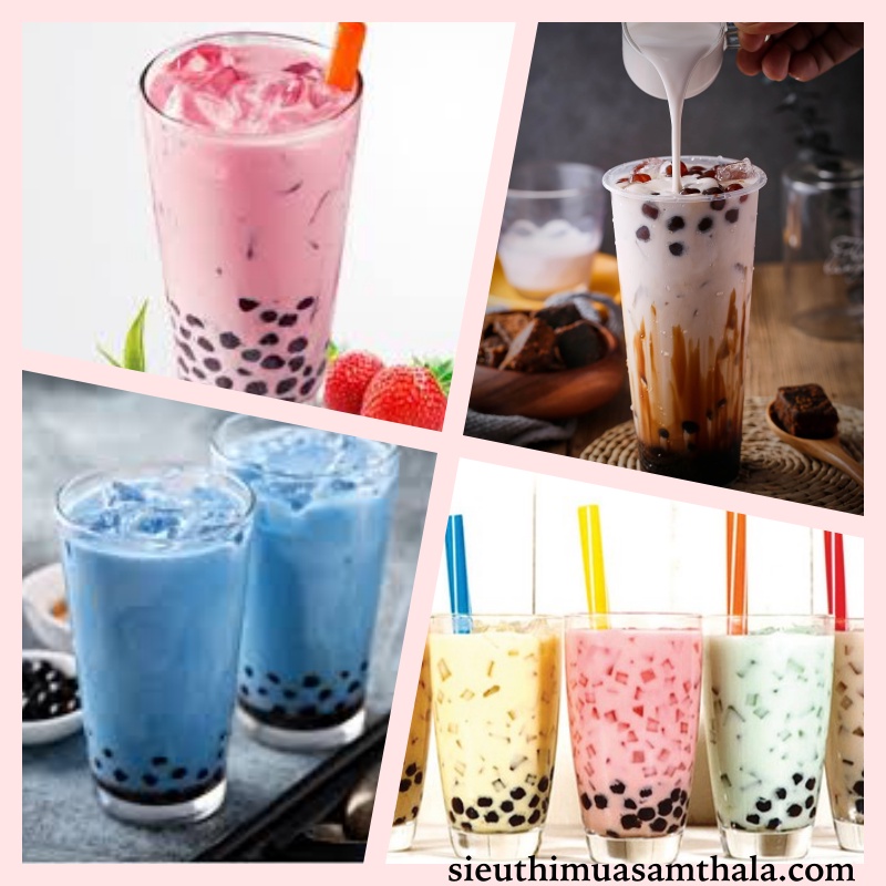 Bột Trà Sữa Hương Vị Hoa Anh Đào