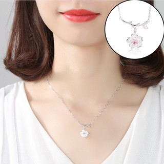 Dây chuyền bạc hoa anh đào
