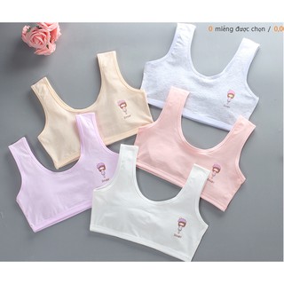 Bra / Áo Lá Học Sinh Cotton Daisy Cô Gái Xuất Hàn ( AL : 017 ) Hàng Loại Đẹp.