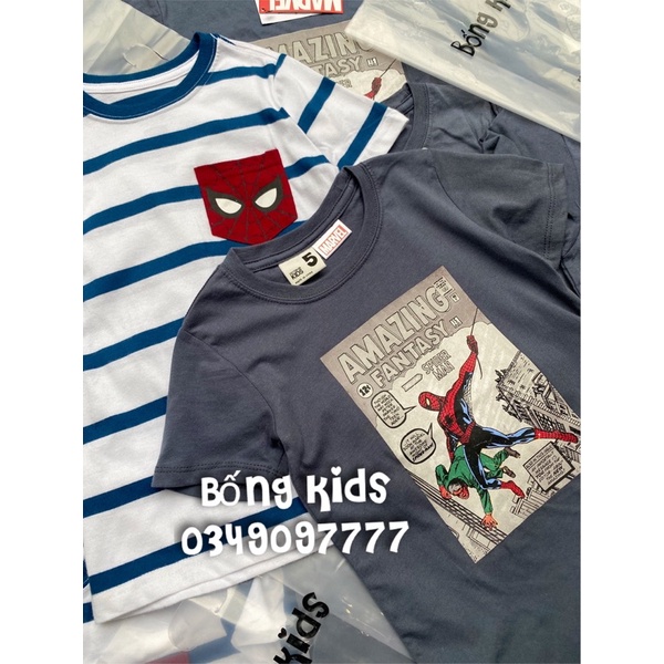 Áo Phông Bé Trai Siêu Nhân Nhện MV