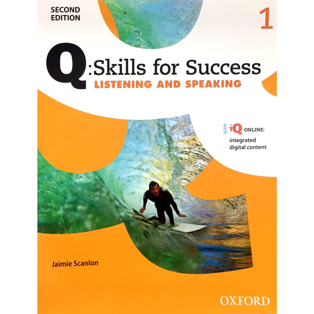 Sách - Q Skills for Success: Level 1: Listening &amp; Speaking Student Book with IQ Online