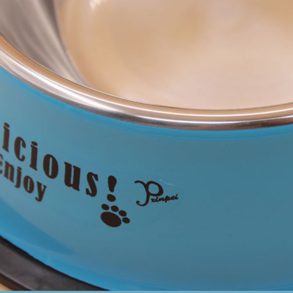 Tô ăn bằng thép không gỉ chống trượt tiện dụng cho thú cưng