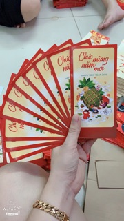 Combo 100 bao lixi tết khổ lớn (10 sấp)