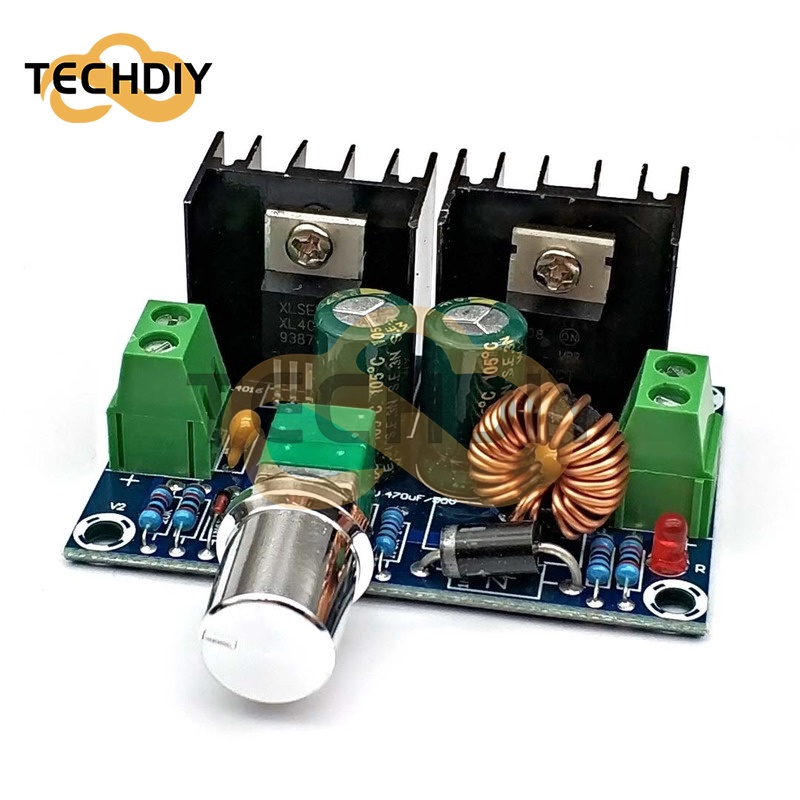 Mô Đun Giảm Áp XH-M401 DC-DC XL4016E1 PWM 4-40V Xuống 1.25-36V 8A 200W