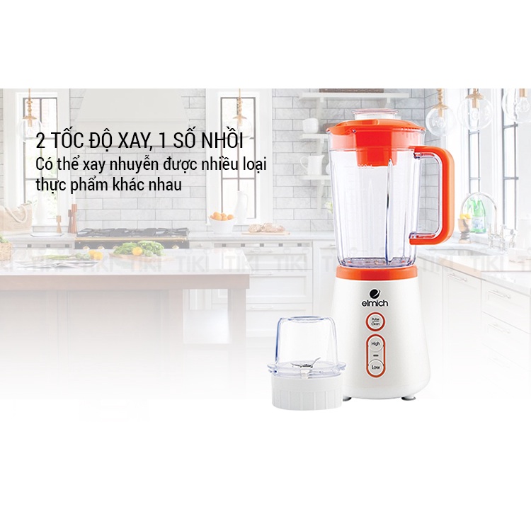 Máy xay sinh tố Elmich BLE-1847 dung tích 1500ml