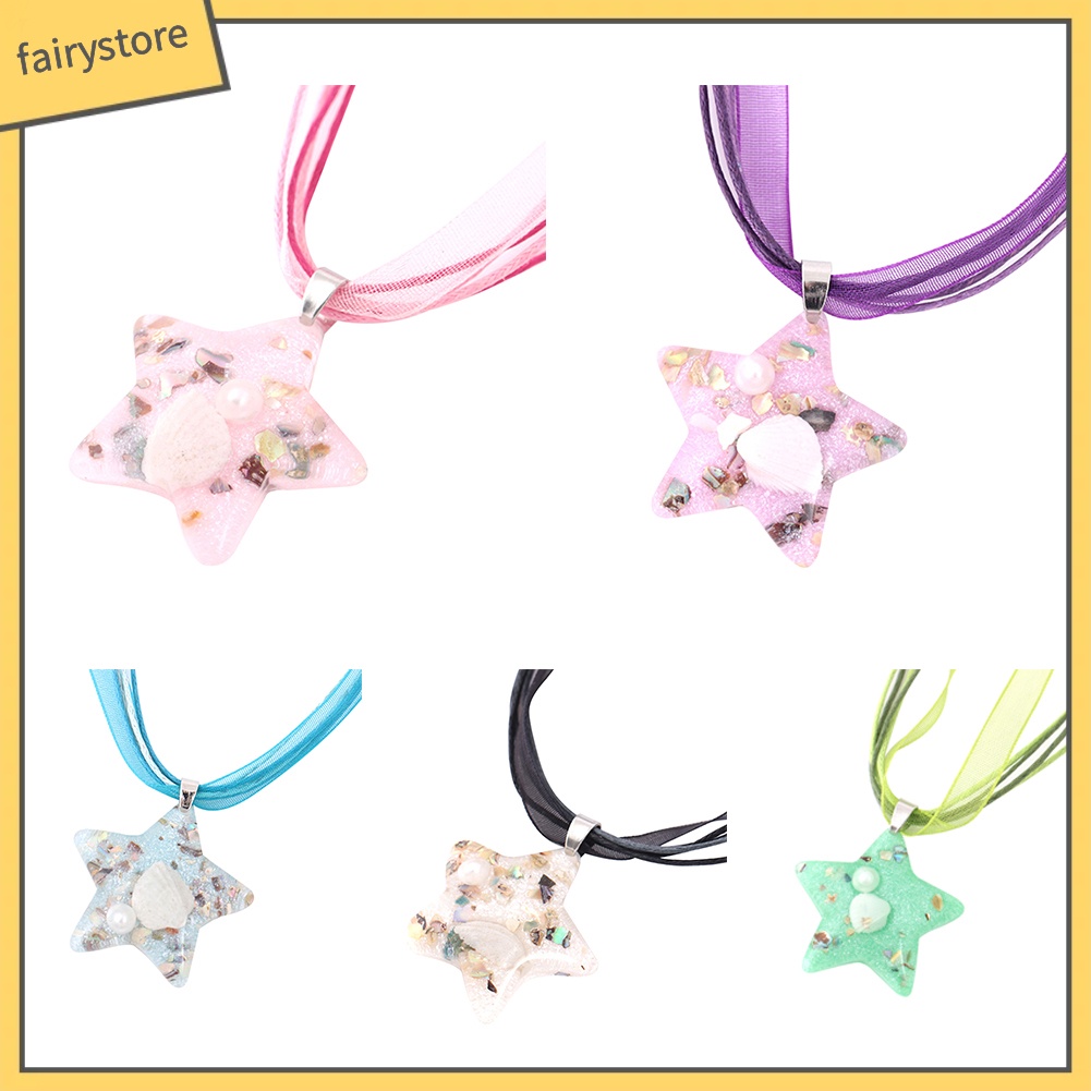 Dây chuyền kim loại mặt ngôi sao năm cánh thời trang cho nữ