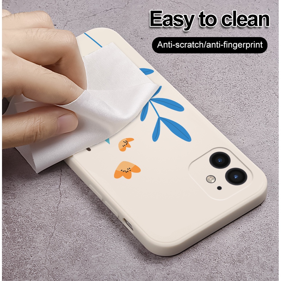 Ốp Điện Thoại Mềm Hình Hoa Cho IPhone SE3 2020 13 Pro Max 12 Pro Max 11 Pro Max X Xs Max Xr 6P 7P 8P 6 7 8 SE 2020