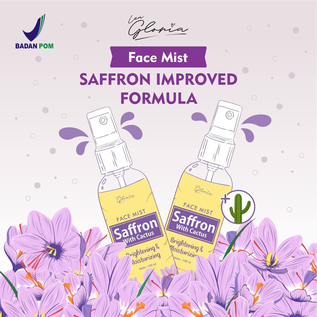 Mặt nạ MIST GLOWING SAFRON BY LEA GLORIA - FACEMIST SAFRON LEA GLORIA đóng gói hàng mới | BigBuy360 - bigbuy360.vn