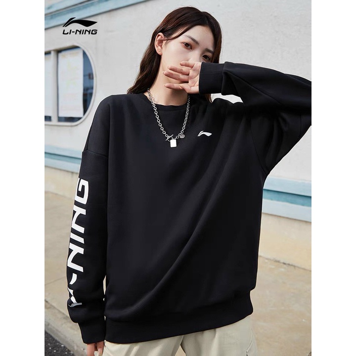 ÁO SWEATER IN LOGO L-NING CỰC HÓT PHOM NAM NỮ ĐỀU MẶC ĐƯỢC