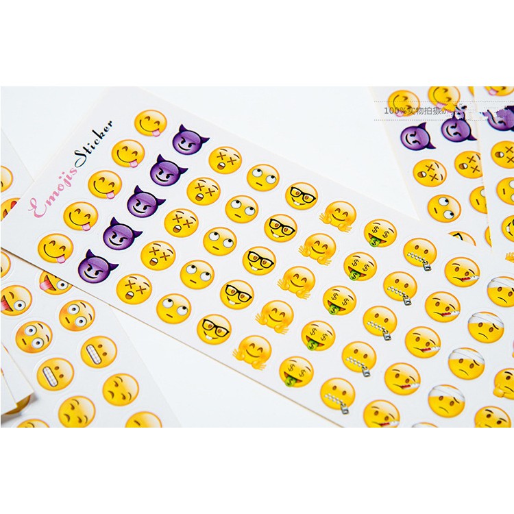 Giấy dán sticker emoji