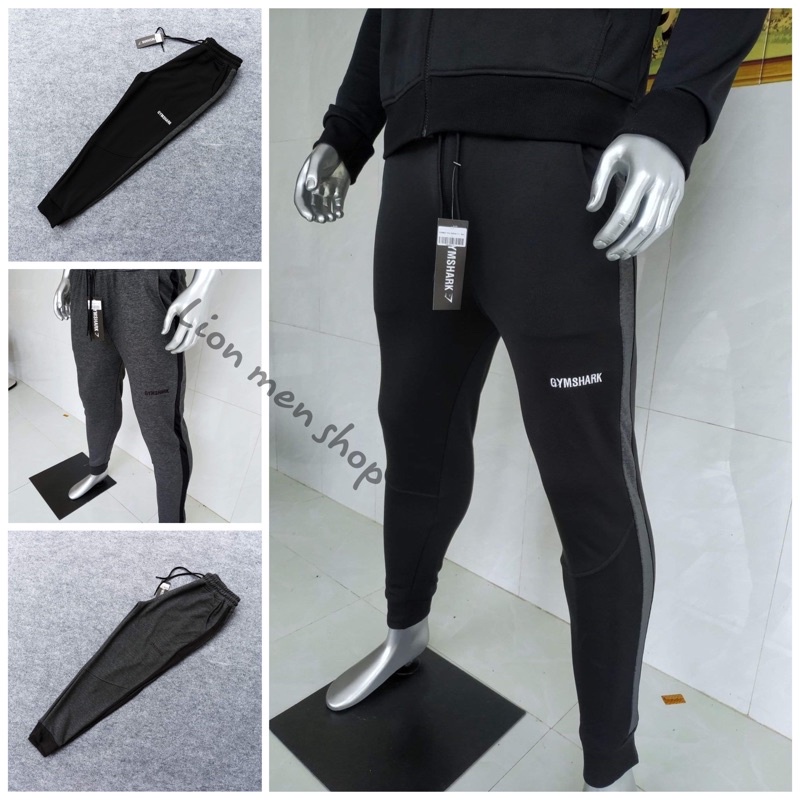 Quần thun dài thể thao nam, quần jogger, chất da cá cao cấp