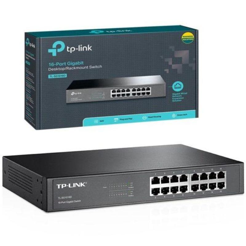 Bộ chia mạng switch TP-Link TL-SG1016D 16 cổng gigabit chia tín hiệu mạng RJ45 10/100/1000Mbps VDS SHOP