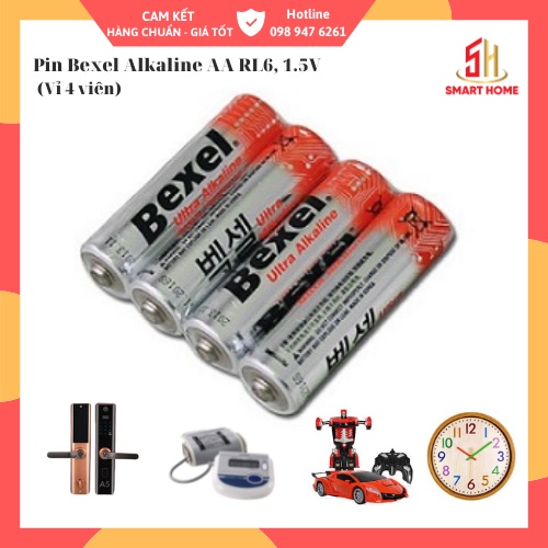 Pin tiểu Bexel  Alkaline AA LR6 1.5V