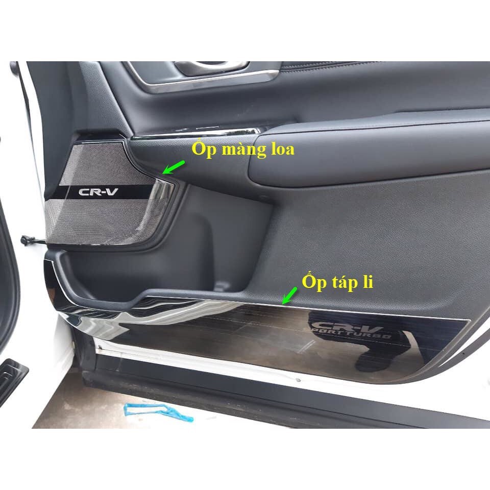 Ốp Tapli Cánh Cửa, màng loa xe Honda CRV 2017-2020, Hàng TiTan Cao Cấp