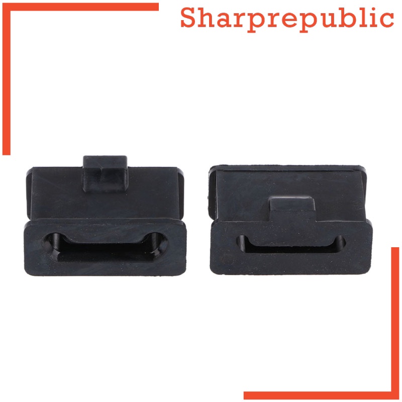 [SHARPREPUBLIC] 2PCS Muffler Mount Black Custom for Harley Drag Specialties | BigBuy360 - bigbuy360.vn