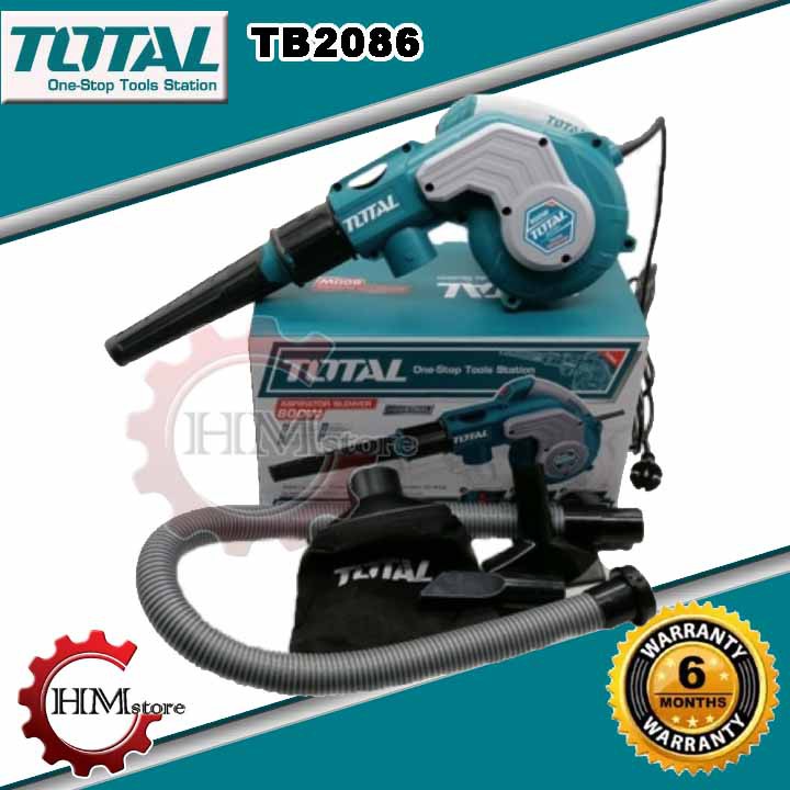 [TOTAL C/hãng] Máy thổi bụi cầm tay TOTAL TB2086 800w - Bảo hành 6 tháng