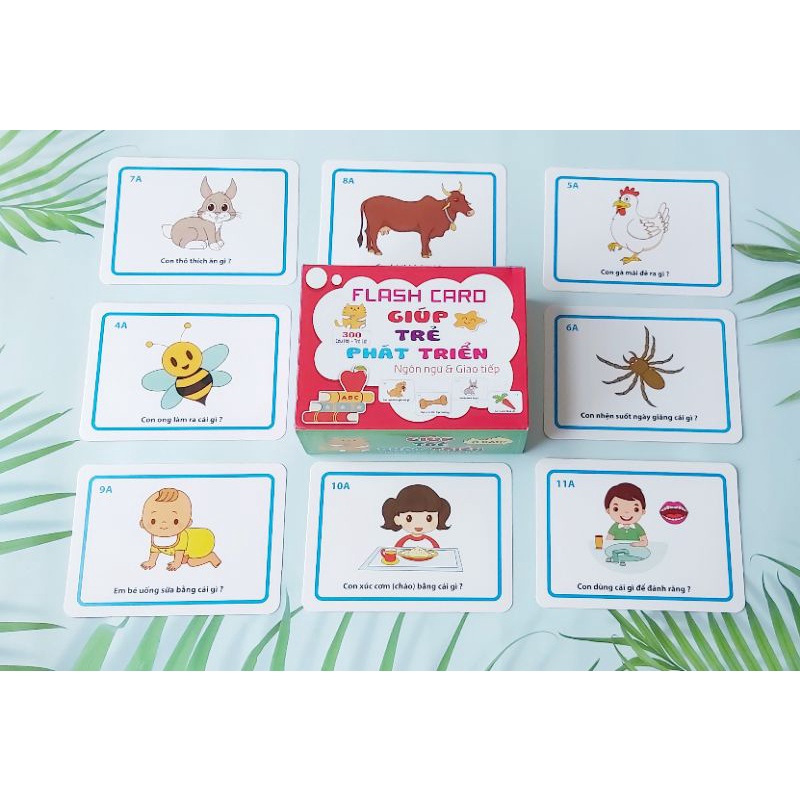 BỘ THẺ PHÁT TRIỂN NGÔN NGỮ - GIAO TIẾP - ĐẶT VÀ TRẢ LỜI CÁC CÂU HỎI BÉ HAY HỎI NHẤT (dành cho bé từ 1 tuổi - 7 tuổi)