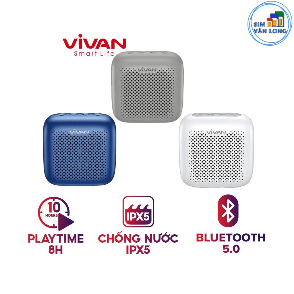 Loa TWS Bluetooth 5.0 VIVAN VS1 Chính Hãng Chất Âm Tốt Bass Mạnh Chống Nước IPX5 5W Thời Lượng Pin Dài _13