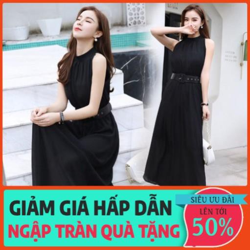 [Mua 1 Tặng 1] Đầm Maxi Dài Lụa Đẹp Hàng Hiệu Cao Cấp, Đi Biển, Dự Tiệc Váy Maxi Trắng Xám, Đen - GShop 👗